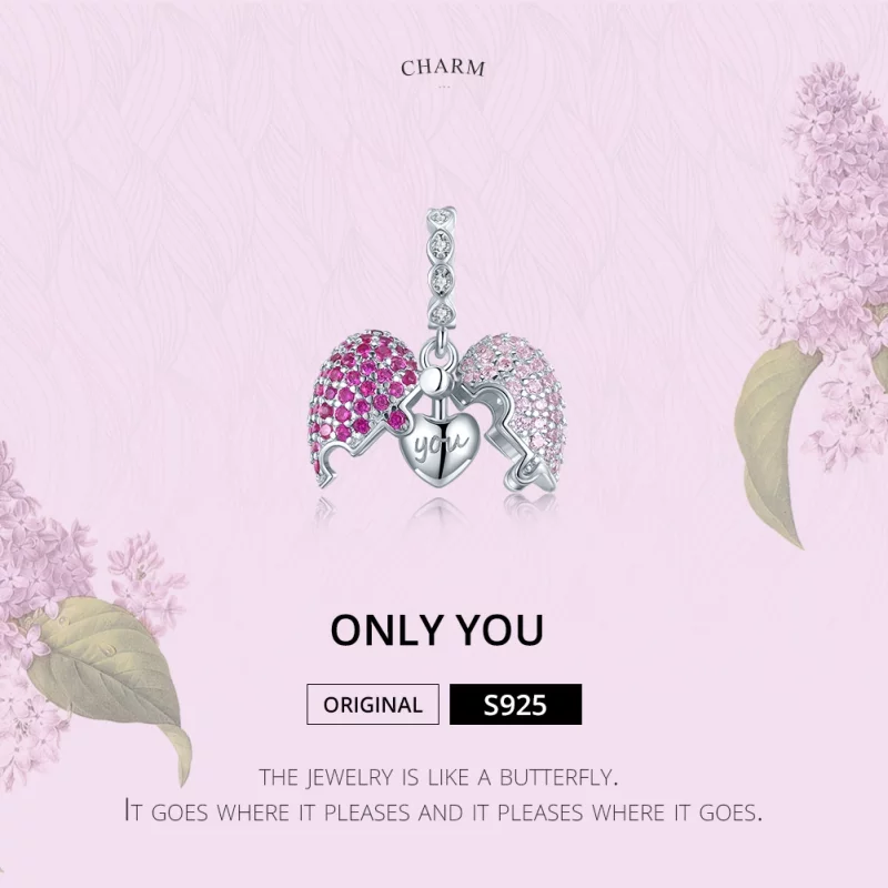 (image pour) Charm Pendant Style PANDORA Seulement toi - BSC282 - Afficher 6