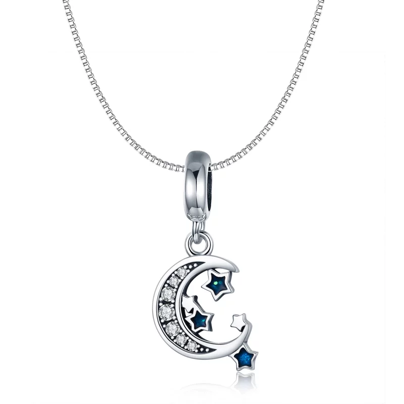 (image pour) Charm Pendant Style PANDORA Étoiles brillantes - SCC639 - Afficher 6