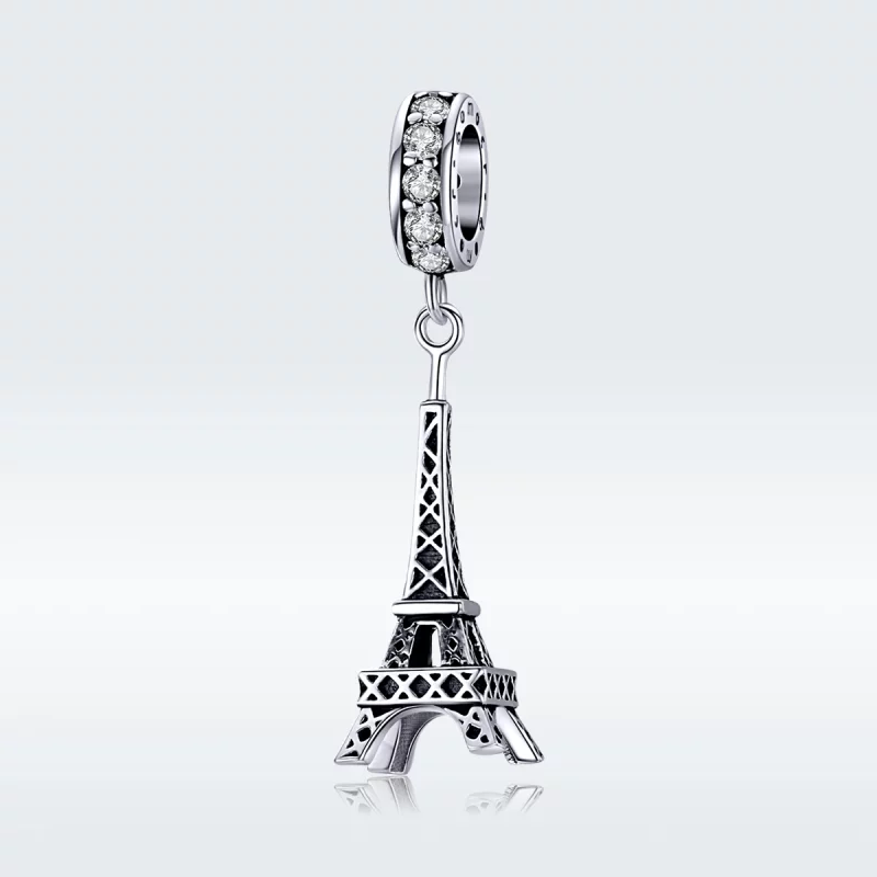(image pour) Charm Pendant Style PANDORA Tour Eiffel de Paris - BSC154 - Afficher 5