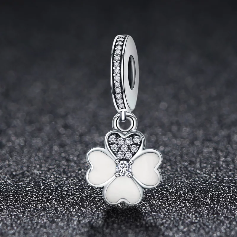 (image pour) Charm Pendant Style PANDORA Trèfle - SCC259 - Afficher 2