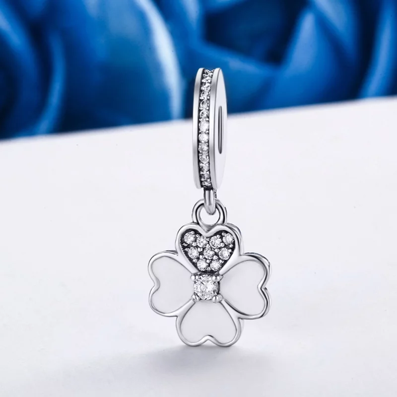 (image pour) Charm Pendant Style PANDORA Trèfle - SCC259 - Afficher 3