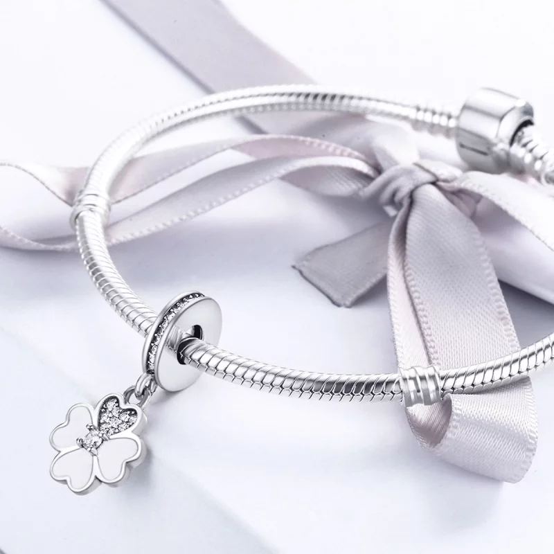 (image pour) Charm Pendant Style PANDORA Trèfle - SCC259 - Afficher 5