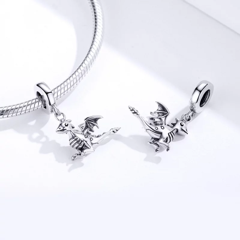 (image pour) Charm Pendant Style PANDORA Tu es un dragon magique - SCC1322 - Afficher 4