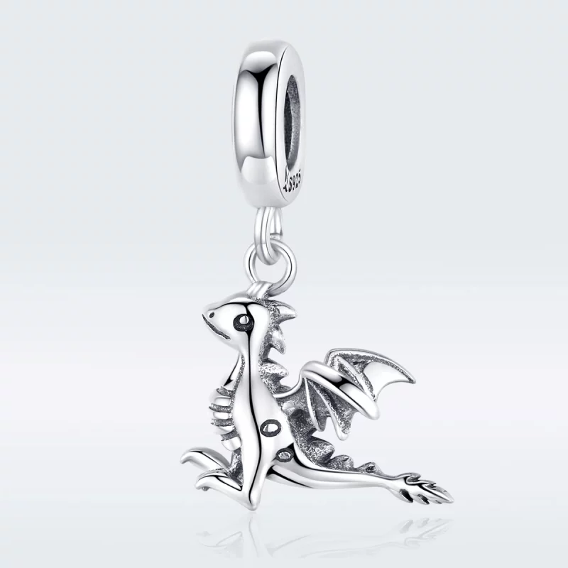 (image pour) Charm Pendant Style PANDORA Tu es un dragon magique - SCC1322 - Afficher 5