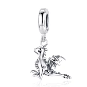 Charm Pendant Style PANDORA Tu es un dragon magique - SCC1322 (image pour) Charm Pendant Style PANDORA Tu es un dragon magique - SCC1322