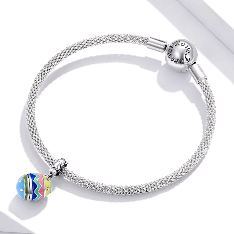 (image pour) Charm Pendant Style PANDORA ufs chanceux - SCC1753 - Afficher 3