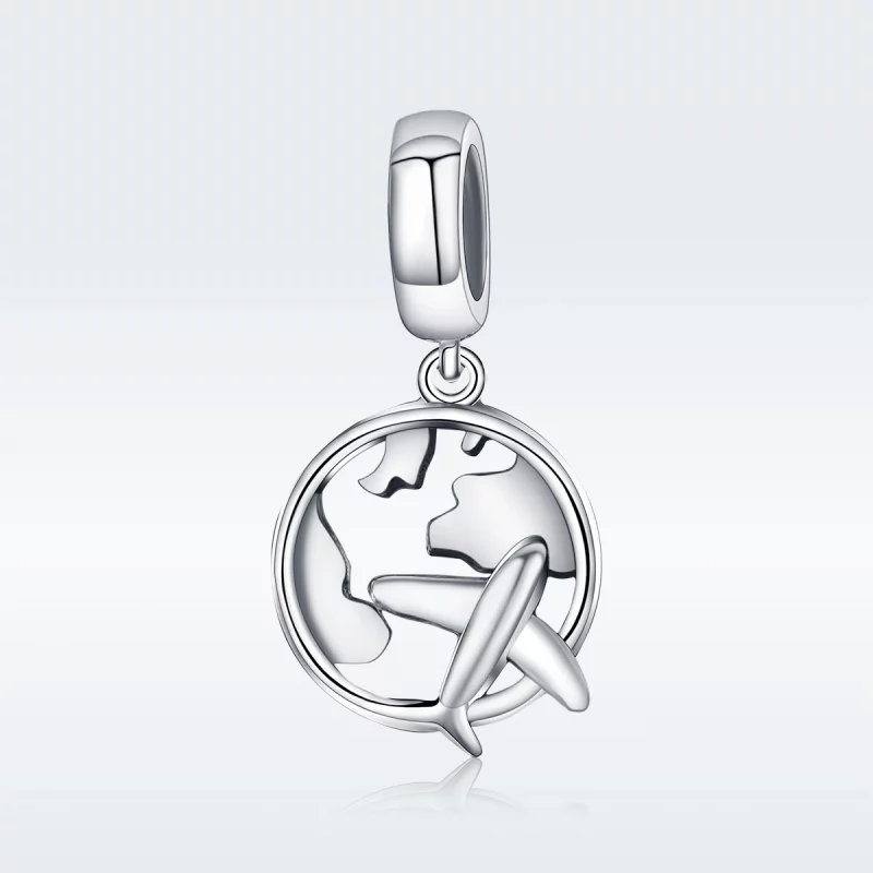 (image pour) Charm Pendant Style PANDORA Un rêve de voyager - SCC242 - Afficher 2