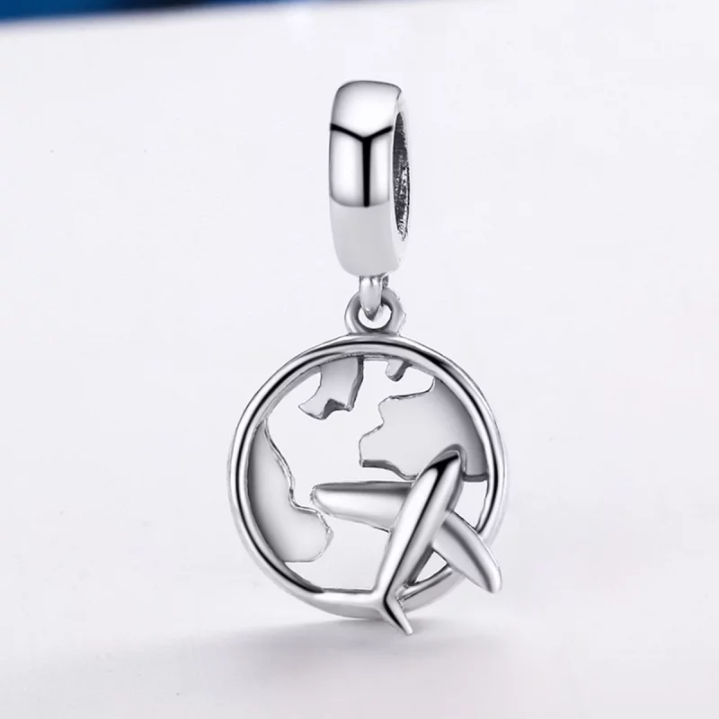 (image pour) Charm Pendant Style PANDORA Un rêve de voyager - SCC242 - Afficher 4