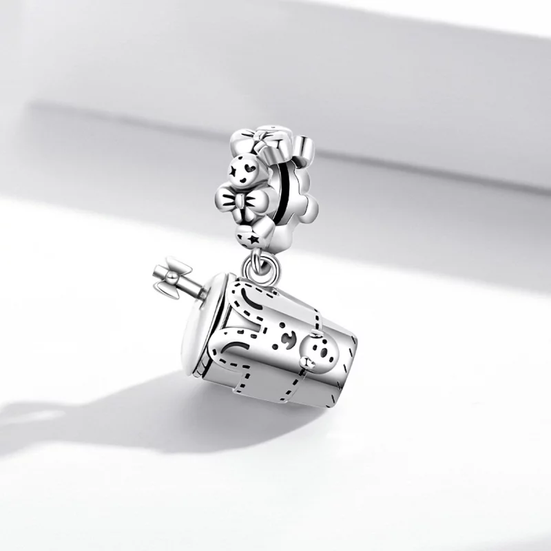 (image pour) Pandora Style Exquisite Filles Verre à Eau Pendant - SCC2047 - Afficher 2