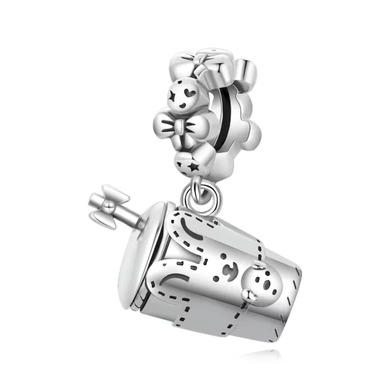 (image pour) Pandora Style Exquisite Filles Verre à Eau Pendant - SCC2047