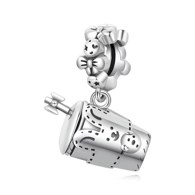 (image pour) Pandora Style Exquisite Filles Verre à Eau Pendant - SCC2047