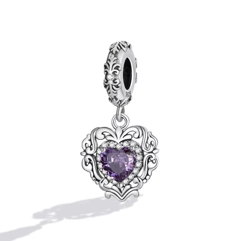 (image pour) Pendentif Amour Classique de style Pandora - SCC2181 - Afficher 2