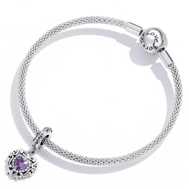 (image pour) Pendentif Amour Classique de style Pandora - SCC2181 - Afficher 3