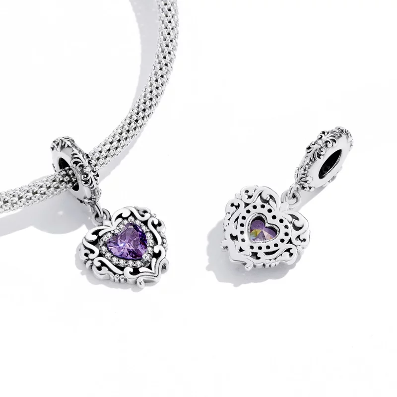 (image pour) Pendentif Amour Classique de style Pandora - SCC2181 - Afficher 4