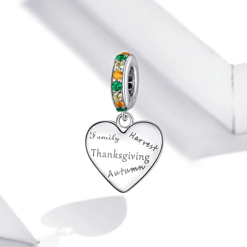 (image pour) Pendentif Amour Thanksgiving de style Pandora - BSC344 - Afficher 2