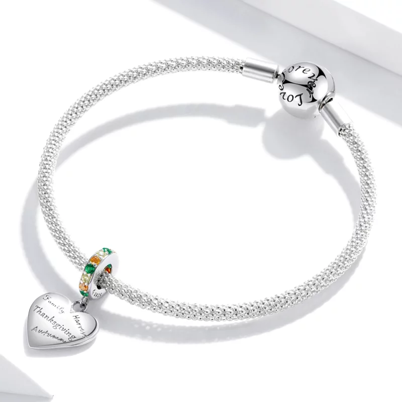 (image pour) Pendentif Amour Thanksgiving de style Pandora - BSC344 - Afficher 3