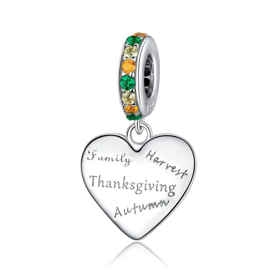 (image pour) Pendentif Amour Thanksgiving de style Pandora - BSC344