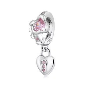 (image pour) Pendentif Amour Verrou Pandora Style - SCC2124