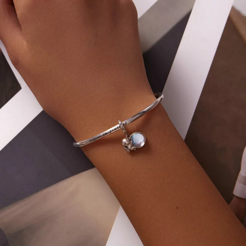 (image pour) Pendentif Astronaute Lunaire de style Pandora - BSC581 - Afficher 5