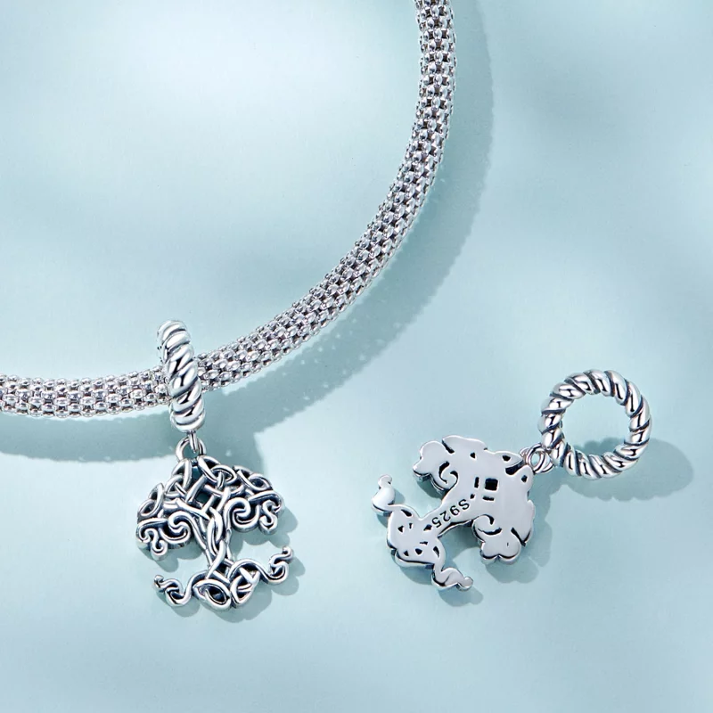 (image pour) Pendentif à breloque style Pandora Arbre de vie - SCC2360 - Afficher 4