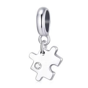 (image pour) Pendentif à breloques de style Pandora - Puzzle de mode - SCX133