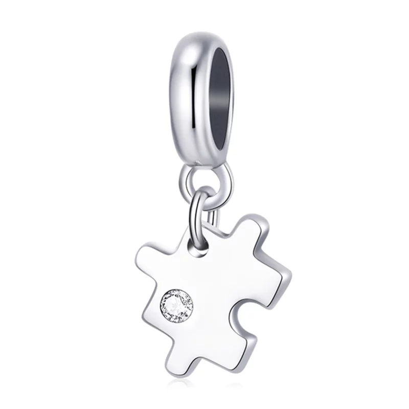 (image pour) Pendentif à breloques de style Pandora - Puzzle de mode - SCX133