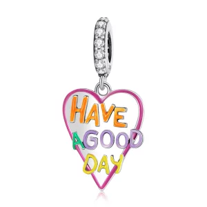 (image pour) Pendentif à breloques style Pandora Lettres d'amour - SCC2234