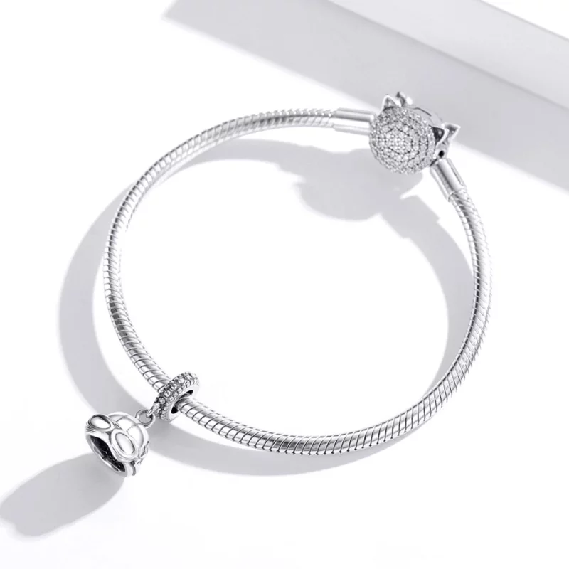 (image pour) Pendentif casque rétro de style Pandora - SCC1711 - Afficher 3