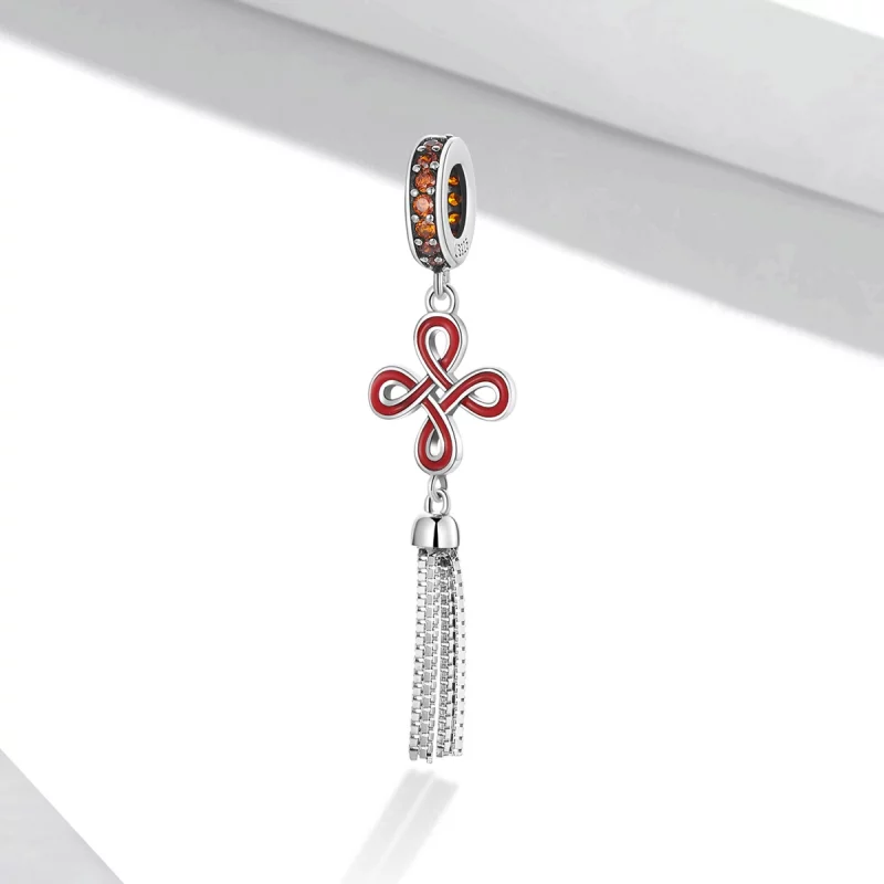 (image pour) Pendentif Chinois nœud papillon de style Pandora - SCC2069 - Afficher 2