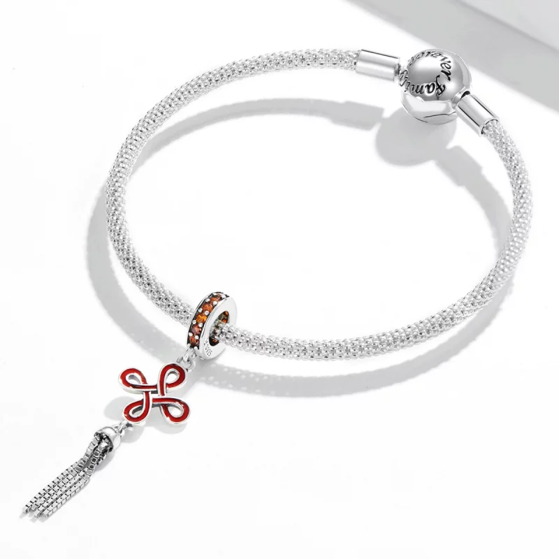 (image pour) Pendentif Chinois nœud papillon de style Pandora - SCC2069 - Afficher 3