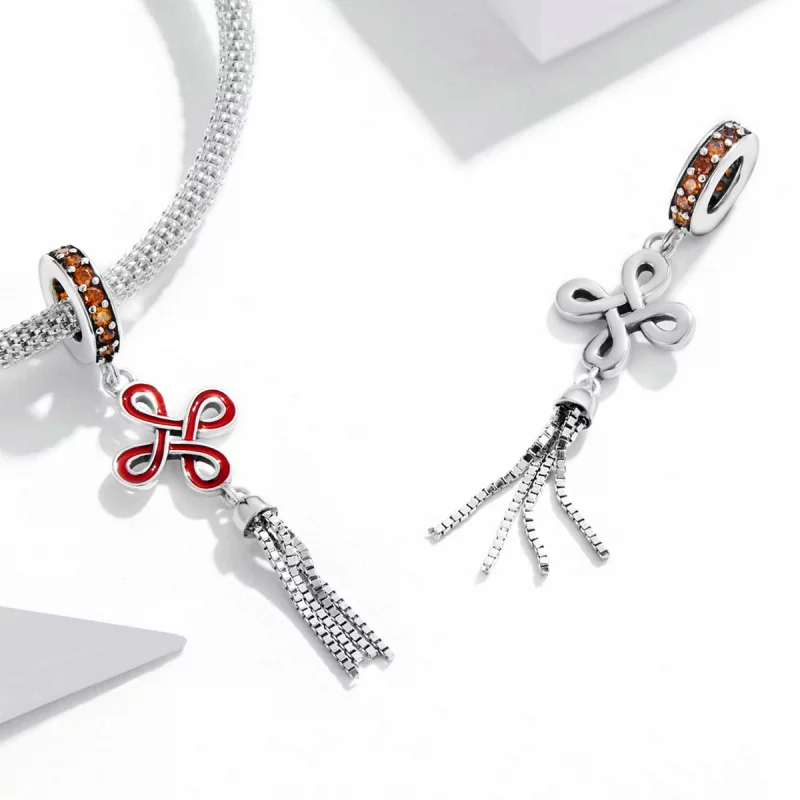 (image pour) Pendentif Chinois nœud papillon de style Pandora - SCC2069 - Afficher 4