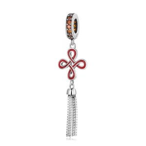 Pendentif Chinois nœud papillon de style Pandora - SCC2069 (image pour) Pendentif Chinois nœud papillon de style Pandora - SCC2069