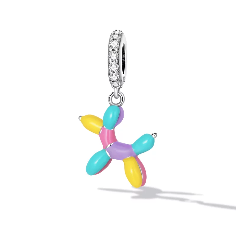 (image pour) Pendentif Chiot Ballon de style Pandora - SCC2217 - Afficher 2