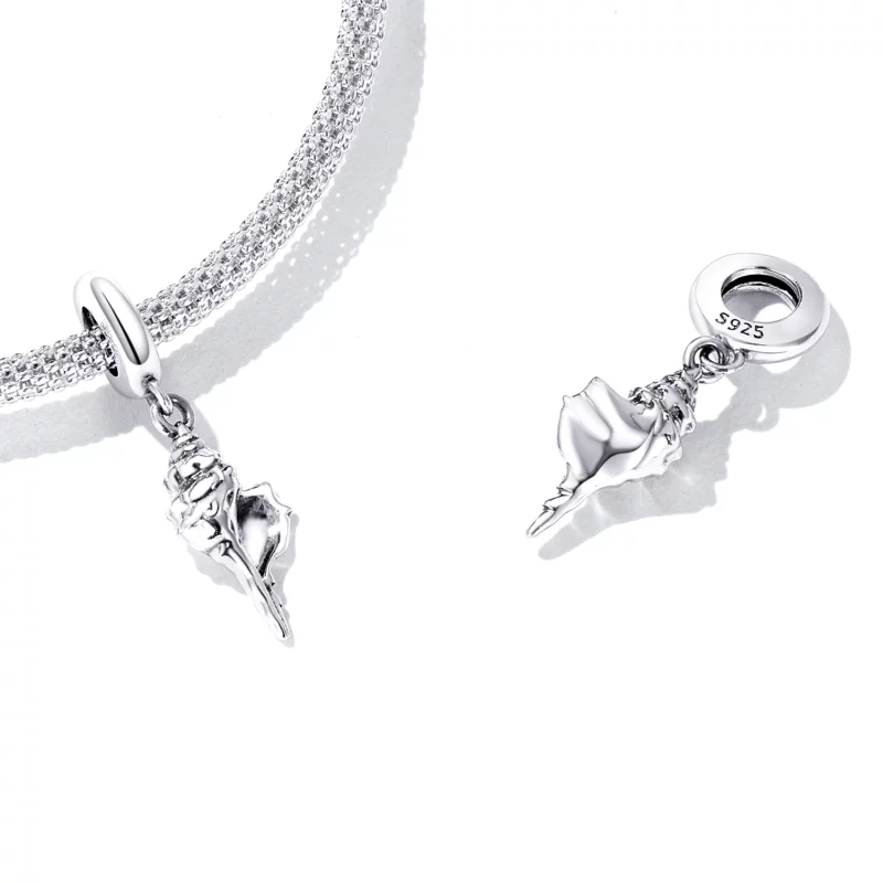 (image pour) Pendentif Conque en Argent de Style Pandora - SCC2235 - Afficher 4