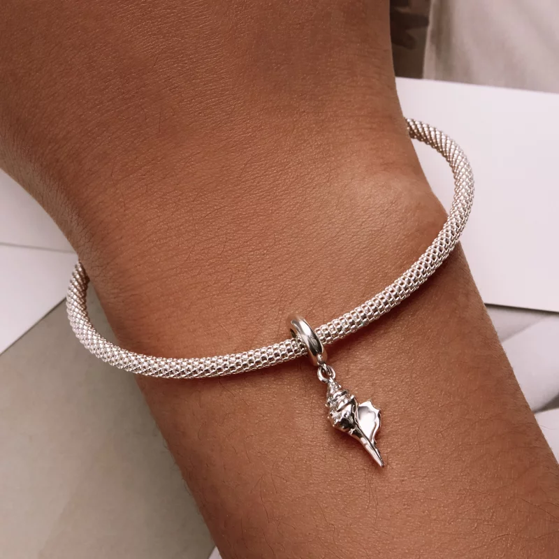 (image pour) Pendentif Conque en Argent de Style Pandora - SCC2235 - Afficher 6