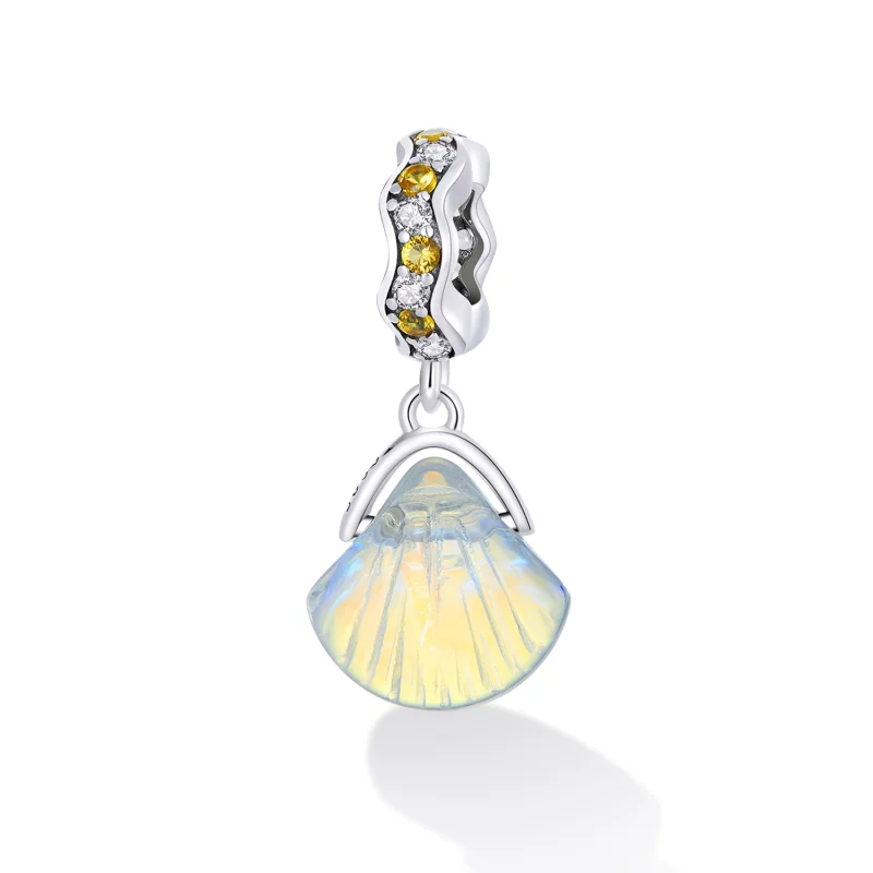 (image pour) Pendentif Coquille en Verre de Style Pandora - SCC2211 - Afficher 2