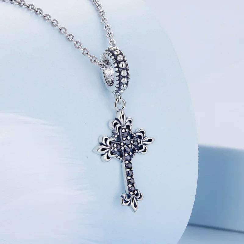 (image pour) Pendentif croix vintage style Pandora - BSC669 - Afficher 2