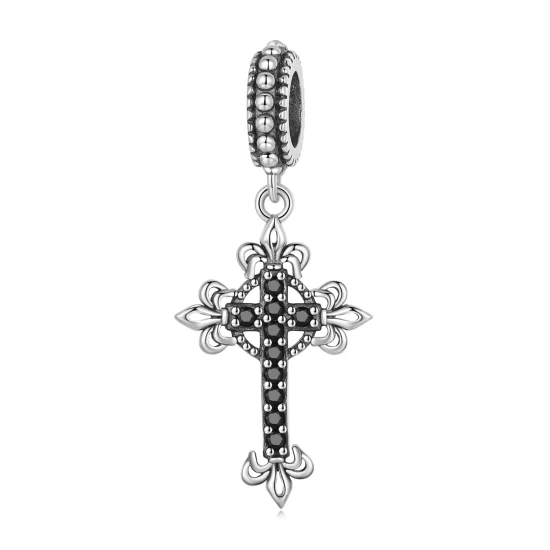 (image pour) Pendentif croix vintage style Pandora - BSC669