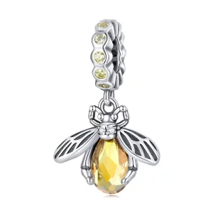 (image pour) Pendentif délicat en forme d'abeille style Pandora - SCC2293