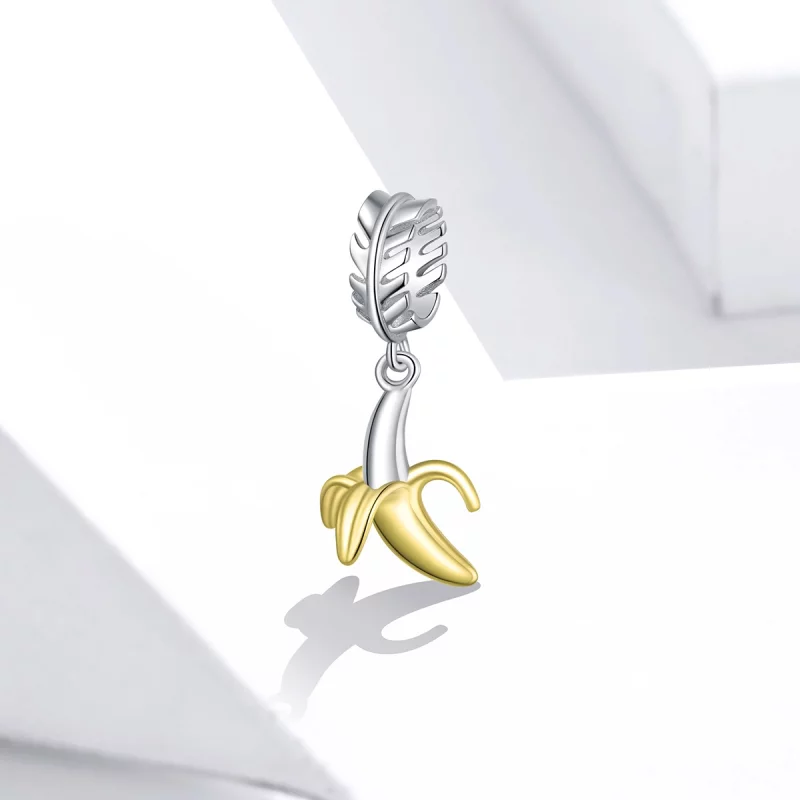 (image pour) Pendentif délicieux en forme de banane de style Pandora - SCC1592 - Afficher 2