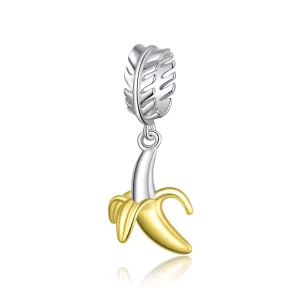 (image pour) Pendentif délicieux en forme de banane de style Pandora - SCC1592