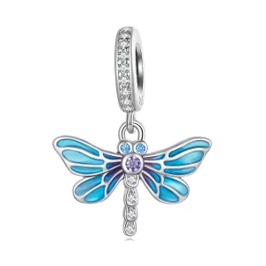 (image pour) Pendentif Dragonfly de style Pandora - BSC665