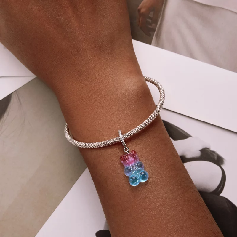 (image pour) Pendentif en forme d'ours bonbon style Pandora - SCC2221 - Afficher 6