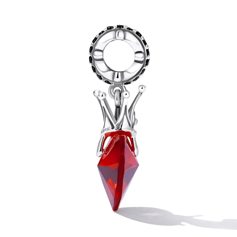 (image pour) Pendentif en forme de cœur couronné style Pandora - SCC2247 - Afficher 3