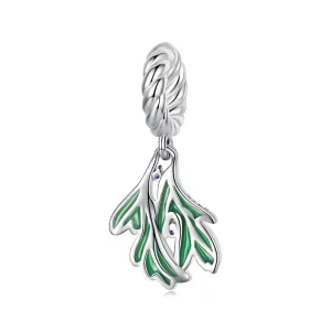 (image pour) Pendentif en forme de feuille fraîche style Pandora - SCC2295