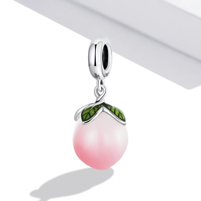 (image pour) Pendentif en forme de pêches de style Pandora - SCC2177 - Afficher 2
