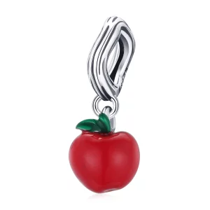 (image pour) Pendentif en forme de pomme rouge de style Pandora - SCC1913
