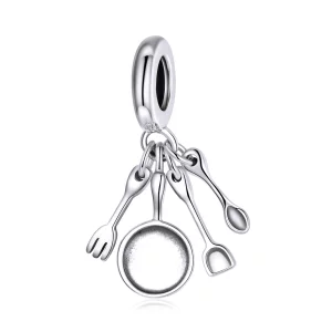 (image pour) Pendentif Ensemble de Cuisine de Style Pandora - SCC1888