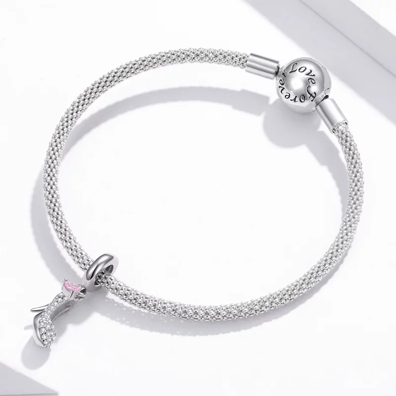 (image pour) Pendentif Escarpin en Cristal de Style Pandora - BSC411 - Afficher 3