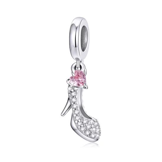 (image pour) Pendentif Escarpin en Cristal de Style Pandora - BSC411